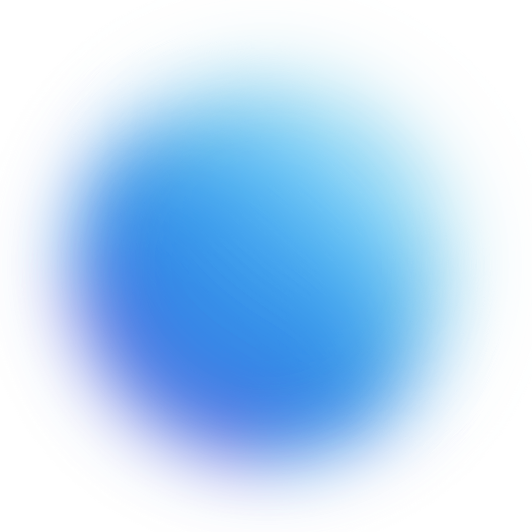 Blue Blurred Gradient Ball